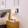 Kinkiet ścienny wiszący E27 lampa DREWNO wewnętrzna ścienna LED czarny-5904703018421