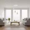 Lampa sufitowa wisząca żyrandol nad stół do kuchni 3x E27 loft biała-5904703023166