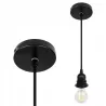 Lampa sufitowa wisząca żyrandol E27 oprawa pleciona 38cm boho BAMBUSOWA-5904703022923