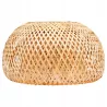 Lampa sufitowa wisząca żyrandol E27 oprawa pleciona 38cm boho BAMBUSOWA-5904703022923