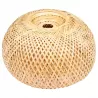 Lampa sufitowa wisząca żyrandol E27 oprawa pleciona 38cm boho BAMBUSOWA-5904703022923