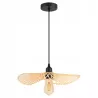 Lampa sufitowa LED lampa wisząca żyrandol E27 oprawa 45cm boho BAMBUSOWA-5904703022954