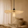 Lampa sufitowa LED lampa wisząca żyrandol E27 oprawa 45cm boho BAMBUSOWA-5904703022954