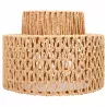 Lampa sufitowa LED wisząca żyrandol E27 oprawa pleciona 30cm boho BAMBUSOWA-5904703022985