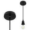 Lampa sufitowa LED wisząca żyrandol E27 oprawa pleciona 30cm boho BAMBUSOWA-5904703022985