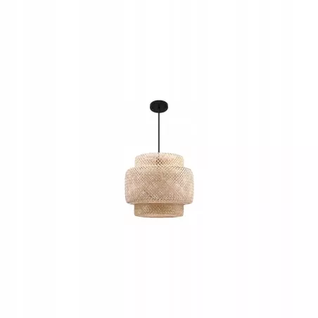 OPRAWA WISZĄCA POLI STAL BAMBUSOWA LAMPA 40W MAX-5904703023029