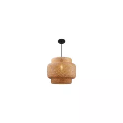 OPRAWA WISZĄCA POLI STAL BAMBUSOWA LAMPA 40W MAX-5904703023029