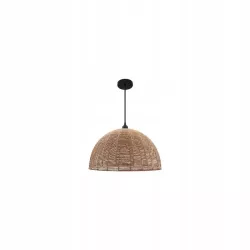 OPRAWA WISZĄCA STALOWO-SZNURKOWA 40W BRĄZOWO-CZARNA IP20-5904703023036