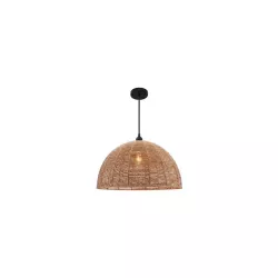 OPRAWA WISZĄCA STALOWO-SZNURKOWA 40W BRĄZOWO-CZARNA IP20-5904703023036