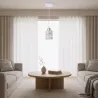 Lampa sufitowa wisząca żyrandol oprawa nad stół do kuchni E27 biała złota-5904703023180