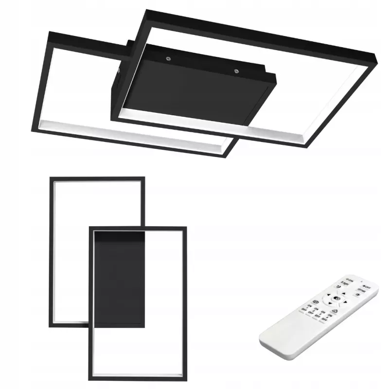 Lampa Sufitowa Wisząca Żyrandol Plafon LED 45W REGULACJA 3000-6500K-5908263384101