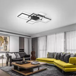 Lampa Sufitowa wisząca Żyrandol LED Plafon 72W REGULACJA 3000-6500K PILOT-5908263384125