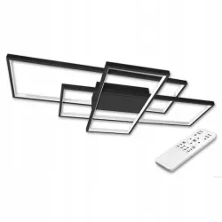 LAMPA SUFITOWA KWADRATY LED ŚCIEMNIALNA Z PILOTEM 126W LVT GALAXIS 2676-5908263384156