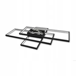 LAMPA SUFITOWA KWADRATY LED ŚCIEMNIALNA Z PILOTEM 126W LVT GALAXIS 2676-5908263384156