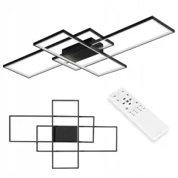 Lampa Sufitowa Żyrandol LED Wisząca Plafon 130W REGULACJA 3000-6500K PILOT-5908263384163