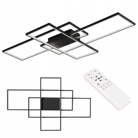Lampa Sufitowa Żyrandol LED Wisząca Plafon 130W REGULACJA 3000-6500K PILOT-5908263384163