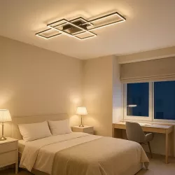 Lampa Sufitowa Żyrandol LED Wisząca Plafon 130W REGULACJA 3000-6500K PILOT-5908263384163