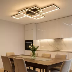 Lampa Sufitowa Żyrandol LED Wisząca Plafon 130W REGULACJA 3000-6500K PILOT-5908263384163