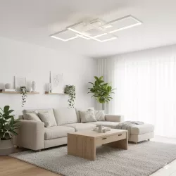 Lampa Sufitowa wisząca Żyrandol LED Plafon 130W REGULACJA 3000-6500K PILOT-5908263384170