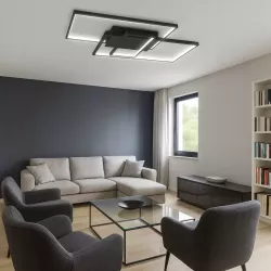 Lampa Sufitowa wisząca Żyrandol LED Plafon 90W REGULACJA 3000-6500K PILOT-5908263384187