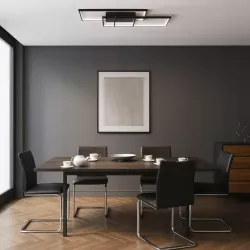 Lampa Sufitowa wisząca Żyrandol LED Plafon 90W REGULACJA 3000-6500K PILOT-5908263384187