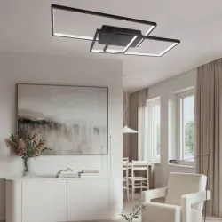 Lampa Sufitowa wisząca Żyrandol LED Plafon 90W REGULACJA 3000-6500K PILOT-5908263384187