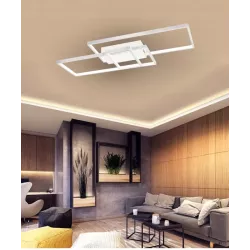 Lampa Sufitowa Wisząca Plafon LED Żyrandol 90W REGULACJA 3000-6500K-5908263384194