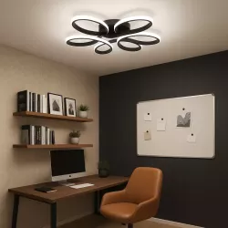 Lampa Sufitowa Wisząca Żyrandol Plafon 77W REGULACJA 3000-6500K-5908263384200
