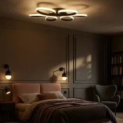 Lampa Sufitowa Wisząca Żyrandol Plafon 77W REGULACJA 3000-6500K-5908263384200