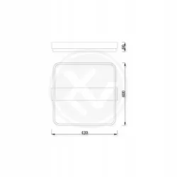 Lampa sufitowa LED 40W GALAXIS CENTAURI 4038 VIP Electro-5908263384231