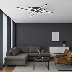 Lampa sufitowa wisząca LED ŻYRANDOL PLAFON regulacja Mocne jasne światło-5908263385832