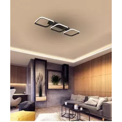 Lampa sufit 33W PLAFON żyrandol LAMPA KWADRATOWA LED-5904703006602