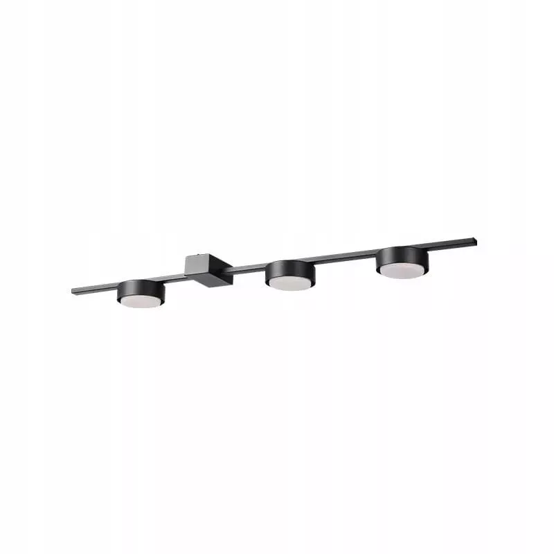 Lampa Sufitowa Żyrandol 3xGX53 ZOLA 60cm Czarna Nowoczesna-5904703011002