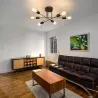 Lampa sufitowa wisząca żyrandol KINKIET oprawa 6x E27 70cm LED czarny-5904703015369