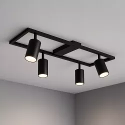 Lampa Sufitowa Oprawa Halogenowa wisząca LED 4x GU10 Ruchoma Kinkiet-5904703020035