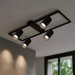 Lampa Sufitowa Oprawa Halogenowa wisząca LED 4x GU10 Ruchoma Kinkiet-5904703020035