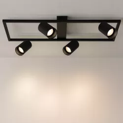Lampa Sufitowa Oprawa Halogenowa wisząca LED 4x GU10 Ruchoma Kinkiet-5904703020035