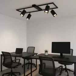 Lampa Sufitowa Oprawa Halogenowa wisząca LED 4x GU10 Ruchoma Kinkiet-5904703020035
