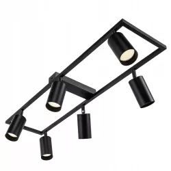 Lampa Sufitowa Oprawa Halogenowa wisząca LED 6x GU10 Ruchoma Kinkiet-5904703020042