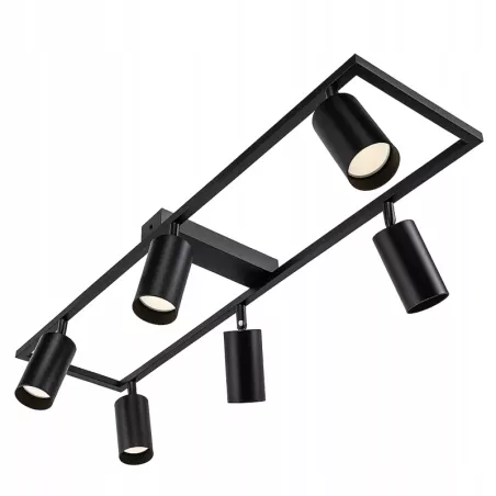 Lampa Sufitowa Oprawa Halogenowa wisząca LED 6x GU10 Ruchoma Kinkiet-5904703020042