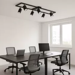 Lampa Sufitowa Oprawa Halogenowa wisząca LED 6x GU10 Ruchoma Kinkiet-5904703020042