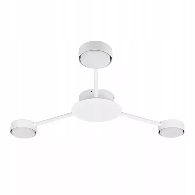 ŻYRANDOL LED ZIBO BIAŁY 3XGX53 STAL ALUMINIUM IP20-5904703019886
