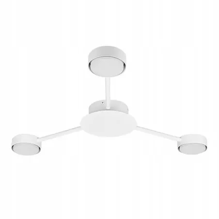 ŻYRANDOL LED ZIBO BIAŁY 3XGX53 STAL ALUMINIUM IP20-5904703019886