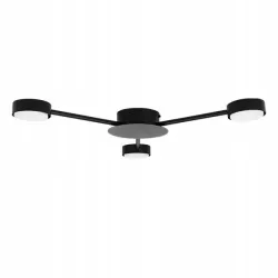 Lampa sufitowa wisząca LED GX53 żyrandol 65cm do Pokoju Nowoczesna czarna-5904703018698
