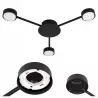 Lampa sufitowa wisząca LED GX53 żyrandol 65cm do Pokoju Nowoczesna czarna-5904703018698
