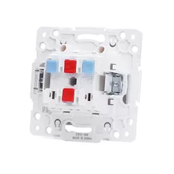 Łącznik podwójny jednobiegunowy podtynkowy biały, 74x74mm - 8433325209018