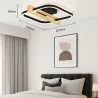Lampa sufitowa LED wisząca żyrandol Plafon do Pokoju Nowoczesny 4000K-5904703020950