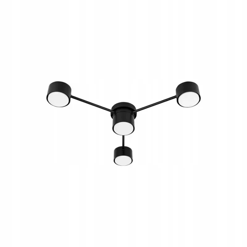 LAMPA LED GULIVER SUFITOWA 4X GX53 CZARNA 620X110MM-5904703018681