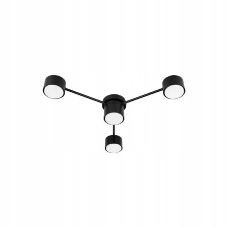 LAMPA LED GULIVER SUFITOWA 4X GX53 CZARNA 620X110MM-5904703018681