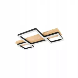 ŻYRANDOL LED CZARNO-DREWNIANY GALAXIS LIVIA 70W 3000-6500K-5904703020875